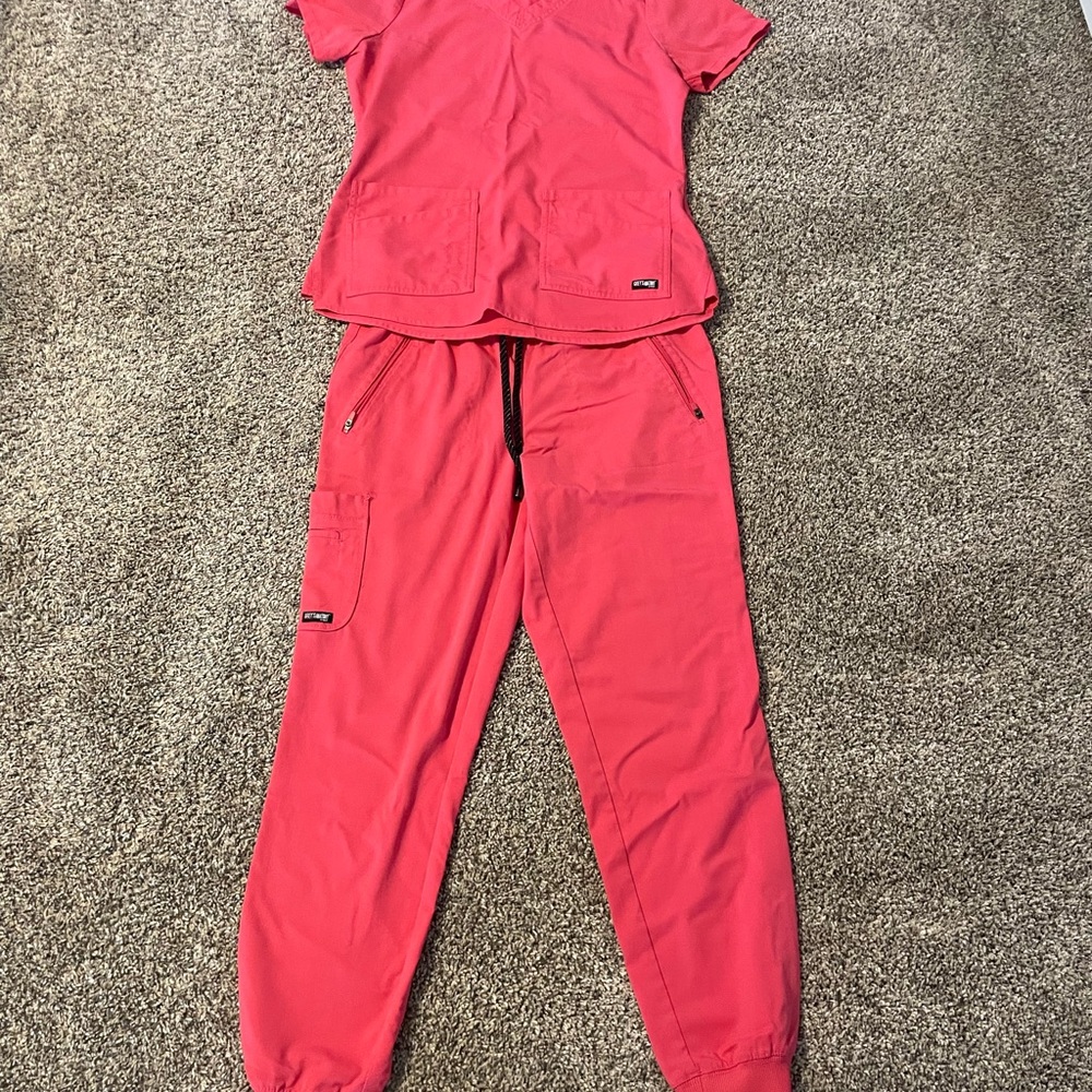 Greys anatomy scrub set size small, pants jogger style
